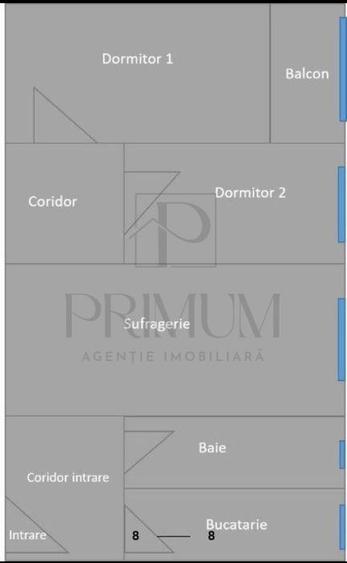 DACIA - ETAJ 3 - RENOVAT - 3 CAMERE - CLIMA - BOXA CF - 5