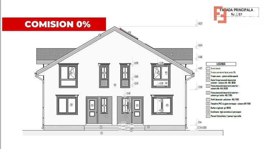 COMISION 0% Duplex 4 camere, Sacalaz - Panouri fotovoltaice - 1