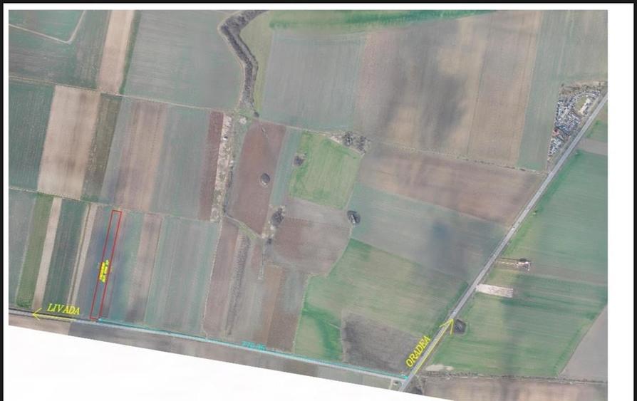 RECO Teren extravilan cu acces  la drumul Oradea-Livada de Bihor - 1