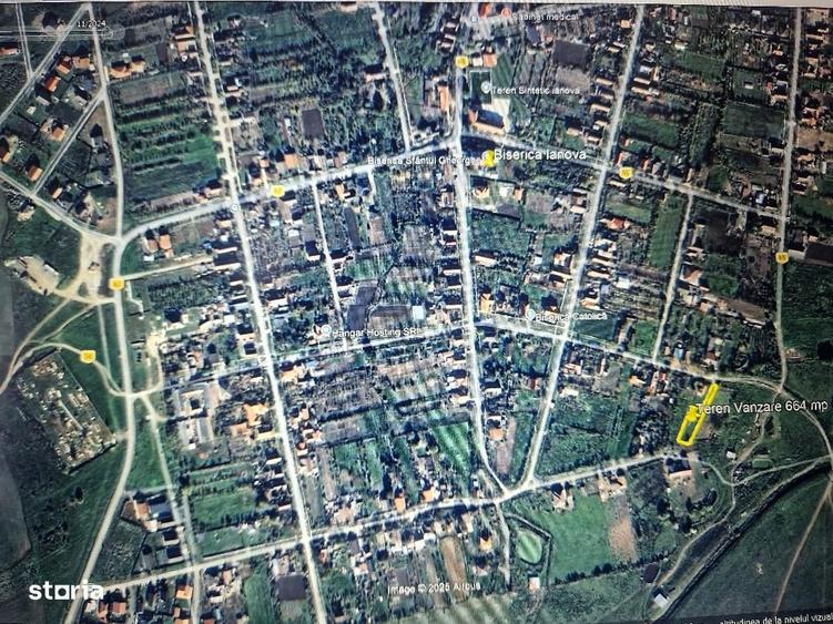 Teren de Vanzare 664 mp in Ianova Pret 42.900 Euro - 3