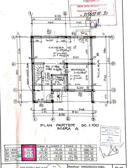 Casa P+1 in comuna 1 Decembrie - str. Victoriei - 12