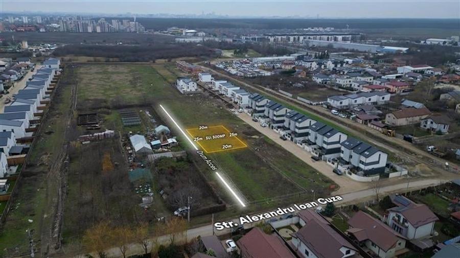 STR ALEXANDRU IOAN CUZA,LIDL,TEREN  500 MP,ASFALT,GAZ,CURENT,CANALIZARE - 2