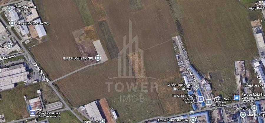 Teren intravilan de vânzare – 10.000 mp – Zona Industrială Vest | Comision 0% - 1