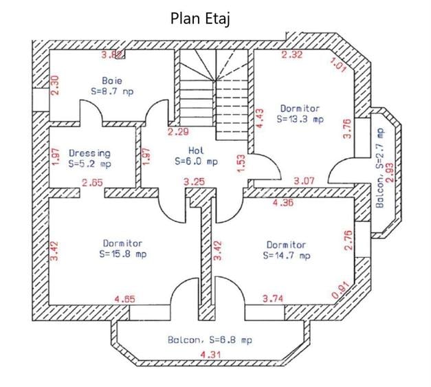 Casa individuala 5 camere 2 bai 290 mp teren zona Mall Selimbar - 9