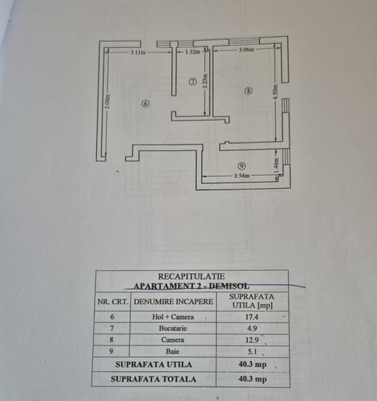 2 camere Pacurari- Rediu - Terasa- Parcare- 85000 euro - 8