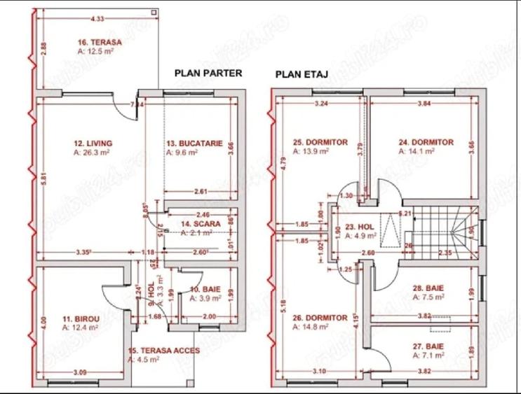 Casă cu 5 camere cu Teren 200 Mp în Giroc
