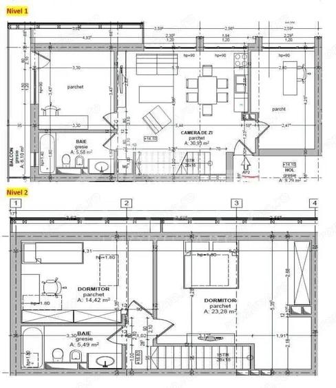 Vand Apartament penthouse cu scara interioara - 7 Noiembrie Cornisa - 1
