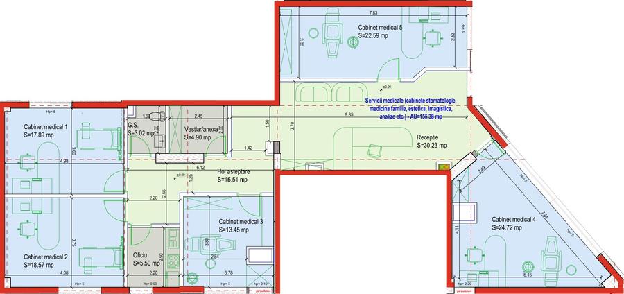 Spațiu comercial de 162 mp în fază de proiect - Aproape de centru - 3