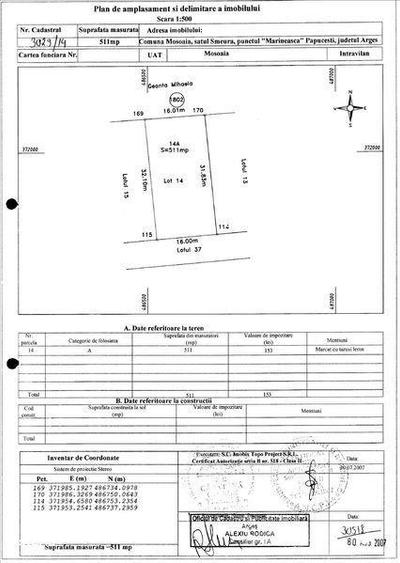 Teren intravilan - Colina Verde, Mosoaia, Sat Smeura, jud. Arges - 1