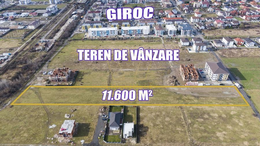 Teren arabil intravilan pentru PUZ 11.600mp | Giroc - 5