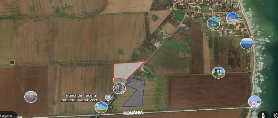 Teren 3,8 ha in Vama Veche pe partea cu marea, la 300 ml de granita - 6