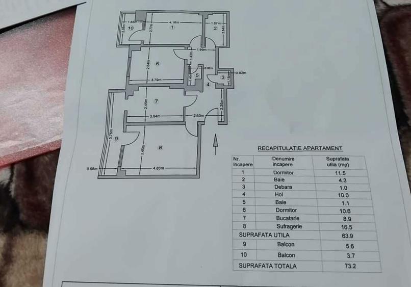 Apartament 3 camere, decomandat, 2 bai, oras Targu Frumos, jud Iasi - 5