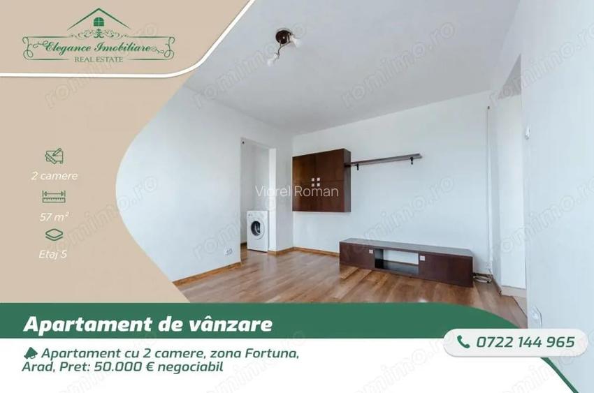 Apartament cu 2 camere, zona Fortuna, Arad Apartament cu 2 camere, zona Fortuna, Arad