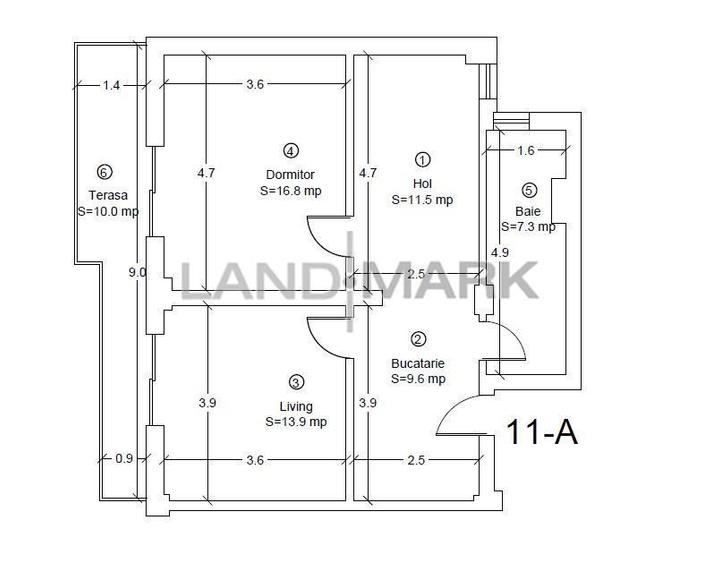 APARTAMENT 2 CAMERE BLOC NOU GIARMATA-VII - 1