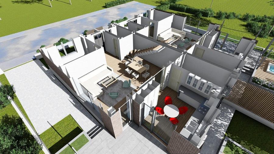 Proiect imobiliar : Duplex modern cu dormitor la parter si mansarda locuibila - 9