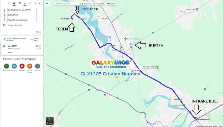Lot 400 mp utilitati strada asfaltata 50 euro/mp - 1