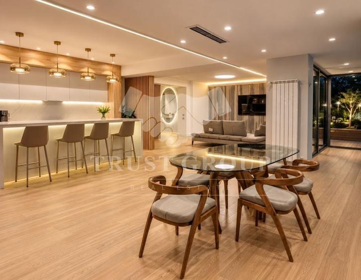 Apartament cu 4 camere decomandat, mobilat în Herăstrău
