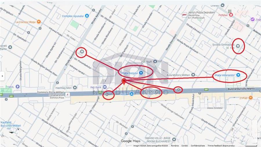 Militari 2 cam,semidec, 1 minut de Metrou Gorjului Piata - 2