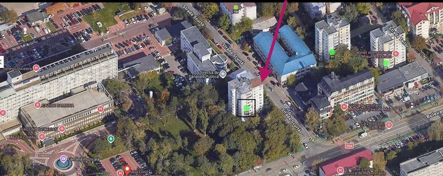 Apartament cu 2 camere decomandat în Central