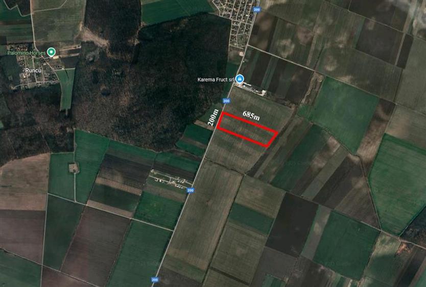 Afumati, Ilfov, 13.3 ha teren de vanzare - 2