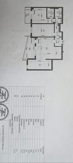Decebal - Unirii -  Bloc nou - Apartament 3 camere - terasa - 2 grupuri sanitare - 24