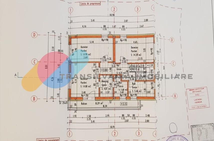 Teren autorizat pentru doua case - 2033mp - Chinteni - 7