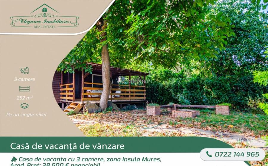 Casa de vacanta cu 3 camere, zona Insula Mures, Arad Casa de vacanta cu 3 camere, zona Insula Mures, Arad
