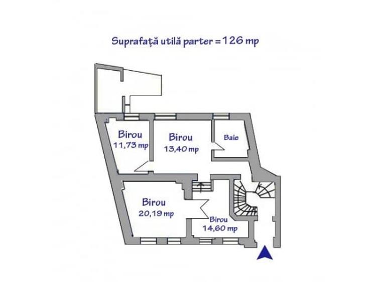 Spatiu  birouri de vanzare, zona Ultracentral, 490 mp #8133 - 15