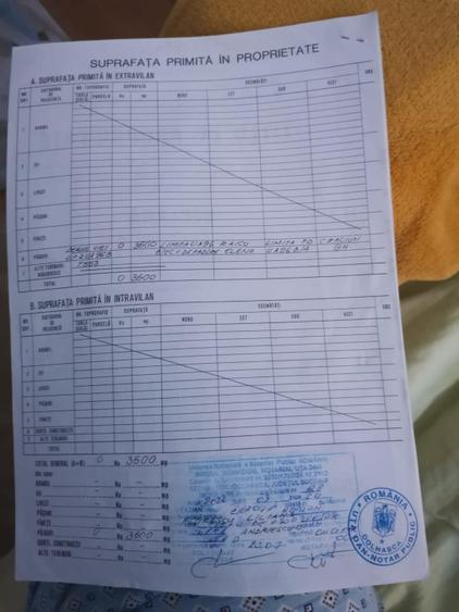 Vand Teren Intabulat  - 2