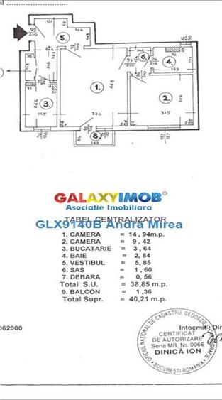 Vanzare apartament 2 camere Piata Victoriei N Titulescu 0% COMISION - 2