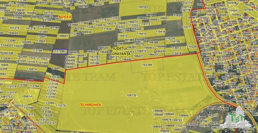 Teren Construcții extravilan de 5000 mp, în Agigea