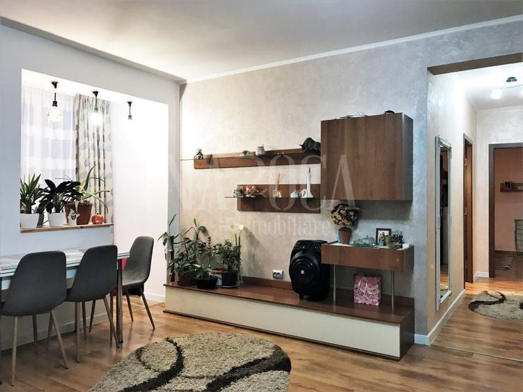 Apartament cu 3 camere semidecomandat în Florești — fotografia 1