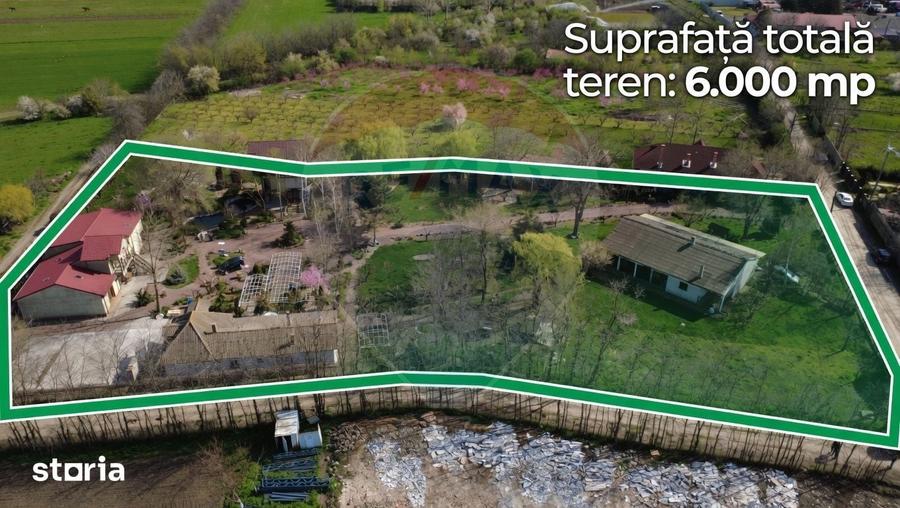 Casă cu 7 camere cu Teren 6000.72 Mp în Central