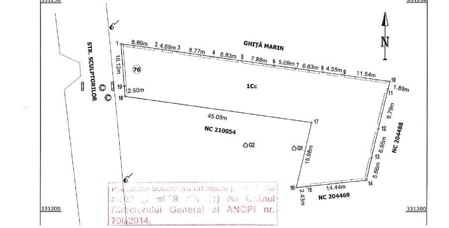 Teren intravilan Giulesti Sarbi/Str. Sculptorilor - 8