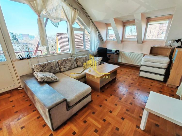 2 camere, mobilat modern, terasa 30 mp, parcare, Zorilor, Sigma, UMF - 3