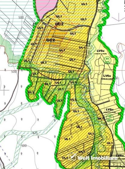 Floresti limita Cluj Napoca, teren Intravilan UL1, Valea Garboului, 12663mp - 2