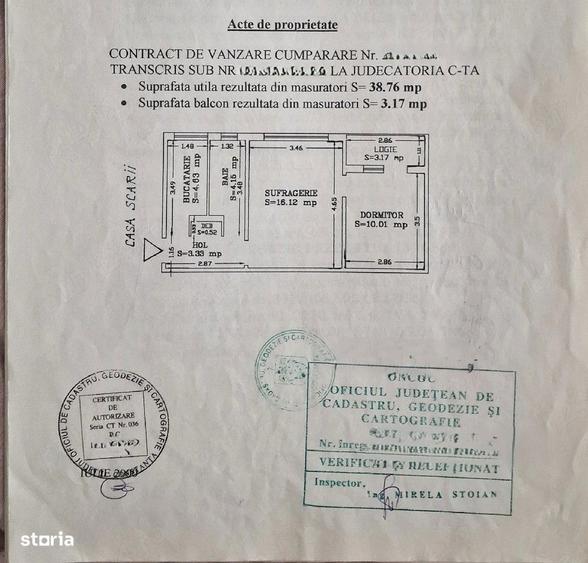 Apartament 2 camere Zona Casa de Cultura , Etajul 1 - 1