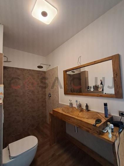 Apartament pe 2 nivele la vilă + Curte, Piscină, Saună și garaj, Gruia!! - 8