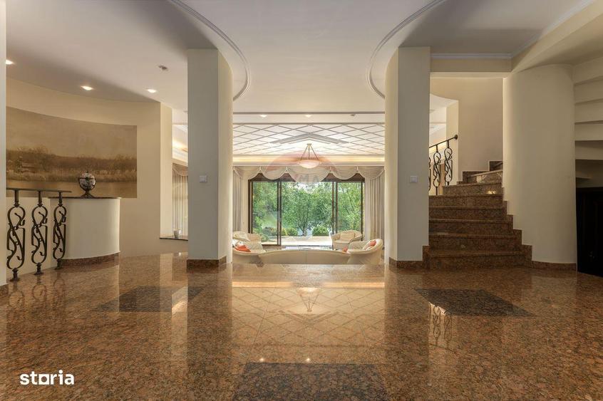 Vila neoromaneasca cu influente toscane pe malul lacului Snagov - 5