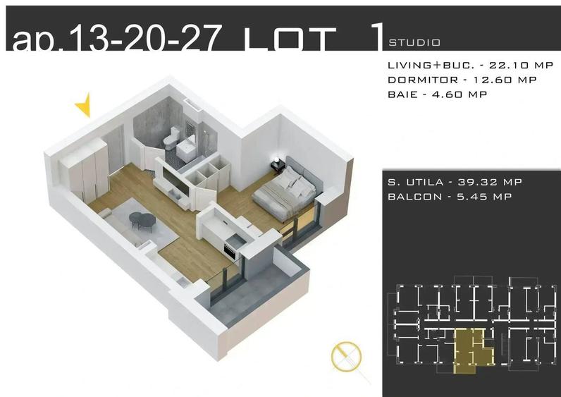 Apartament 2 camere Pallady parcare gratuita metrou Nicolae Teclu - 2