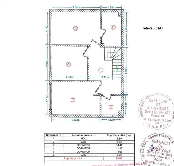 Casă cu 4 camere cu Teren 187 Mp în 1 Decembrie