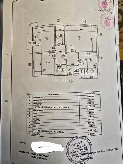 Vanzare apartament 3 camere Sebastian Dumbrava Noua