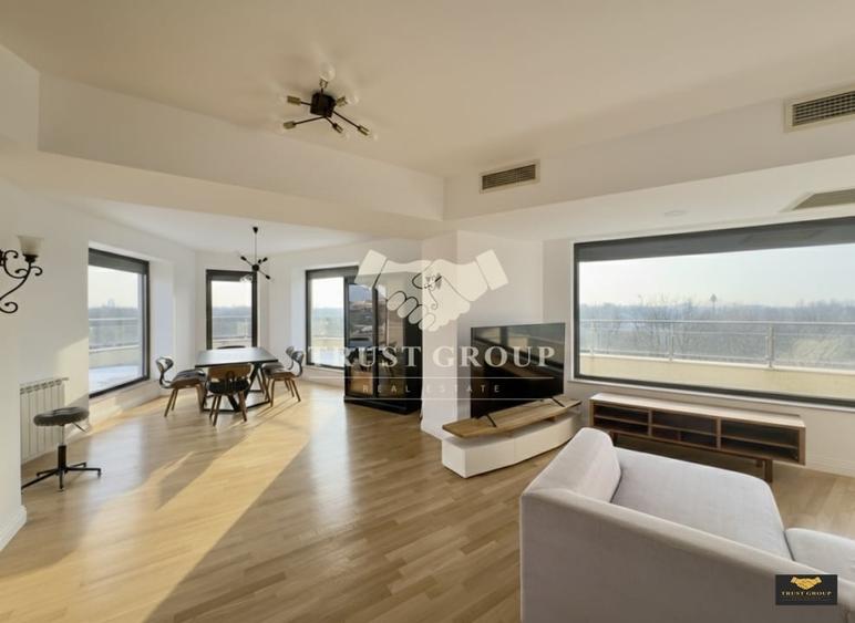 Apartament cu 5 camere decomandat, mobilat în Herăstrău