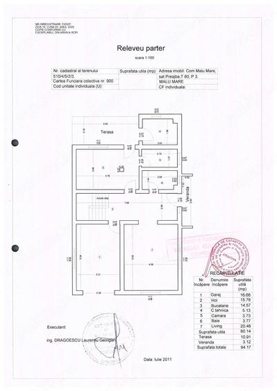 Casă cu 4 camere cu Teren 500 Mp în Central