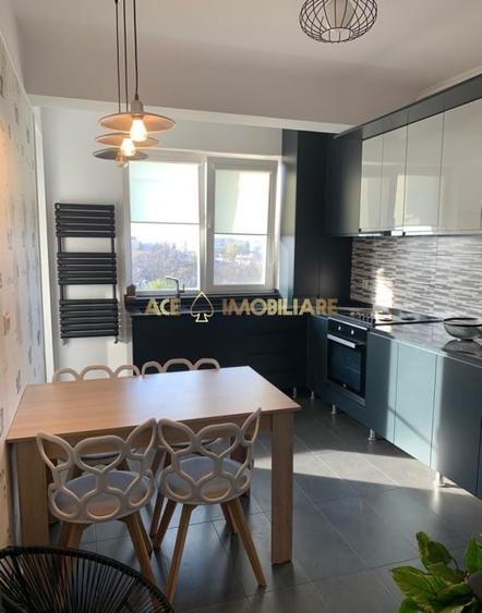 Apartament cu 3 camere decomandat, mobilat în Progresul