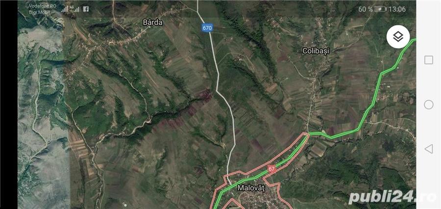 Teren de 11000 mp, în Malovăț