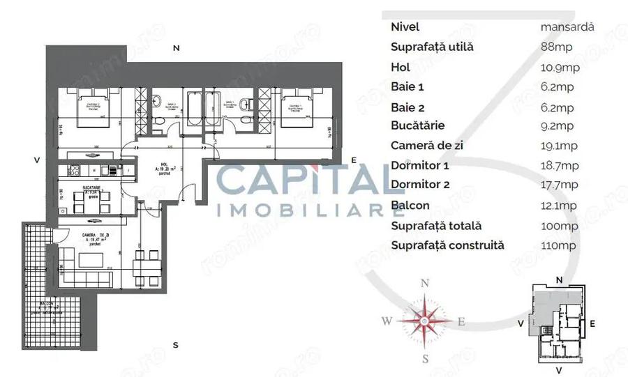 Comision 0% I Pret cu TVA inclus I Apartament 3 camere fabulos! - 18