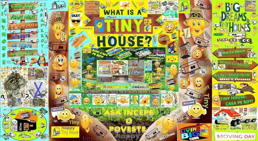 Tiny House Mini Casa Mobila Pe Roti Rulota Hambar Din Lemn Birou Afacere Din Poveste