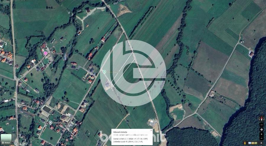 Teren intravilan in Tocile - 49 euro/mp - 4354 m² - 2 fronturi - 20