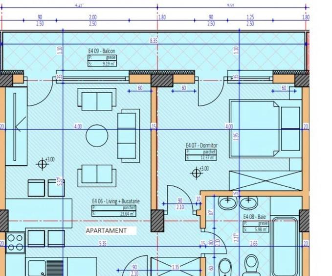 Apartament Mamaia Nord - 2 camere - O.B.A Urban Residence -Finalizat. - 4